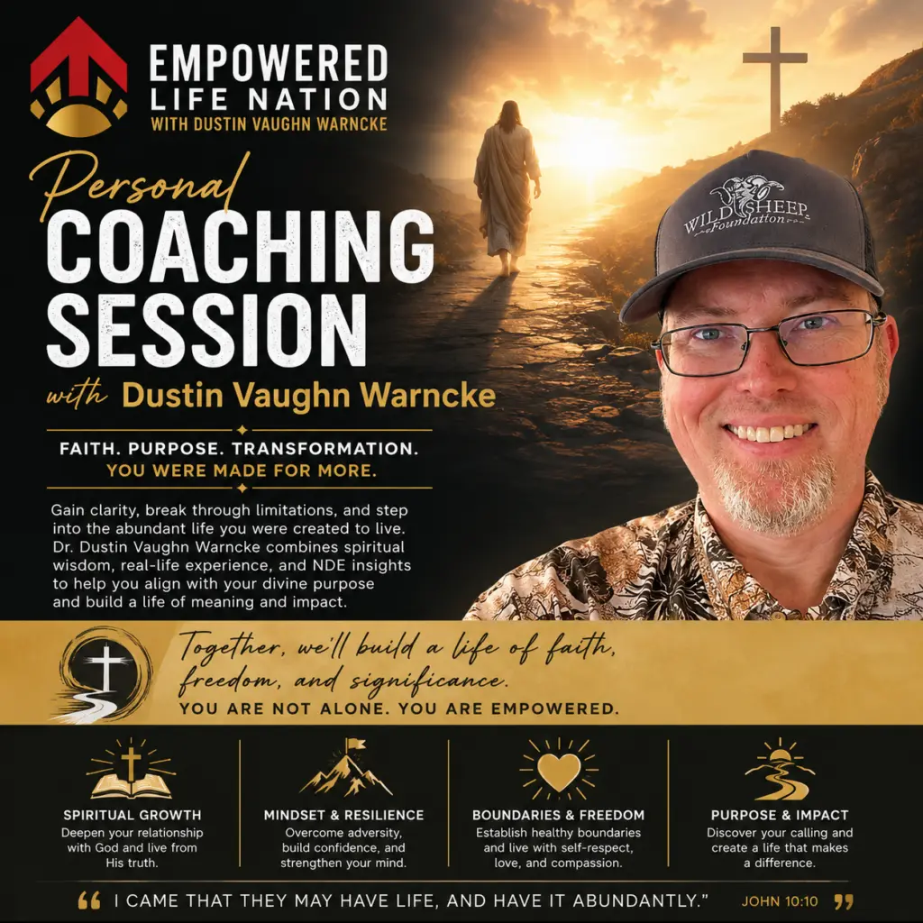 Christian Life Coach | 1-on-1 Coaching Session with Dustin Vaughn Warncke 1 Christian life coach Dustin Vaughn Warncke 1-on-1 coaching session